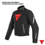 Dainese Laguna Seca 3 D-Dry Jacket - BLACK/LAVA-RED/WHITE