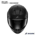 Shark D-Skwal 3 - Dark Shadow Matt KMA - Extra Dark Visor Included