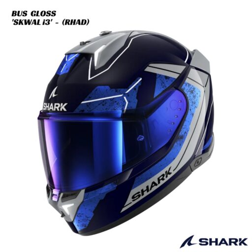Shark Skwal i3 - Rhad Gloss BUS - BLUE/GREY