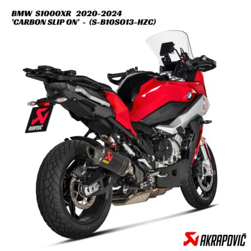 Akrapovič Carbon Slip On Exhaust - S-B10SO13-HZC - BMW S1000XR 2020-2024