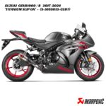 Akrapovič GP-Style Titanium Slip-On Exhaust - S-S10SO13-CUBT - Suzuki GSXR1000 / R 2017-2024