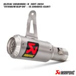 Akrapovič GP-Style Titanium Slip-On Exhaust - S-S10SO13-CUBT - Suzuki GSXR1000 / R 2017-2024