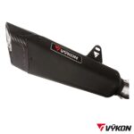 Vykon Stainless Black Slip On Exhaust - EX-VDT001 - Ducati DesertX 2022-2023