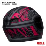 Bell Qualifier Rebel Helmet - MATT BLACK/PINK