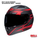 Bell Qualifier DLX MIPS Raiser Helmet - MATT BLACK/CRIMSON