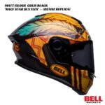 Bell Race Star DLX Flex Carbon Helmet - Dunne Replica - MATT/GLOSS GOLD/BLACK