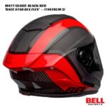 Bell Race Star DLX Flex Carbon Helmet - Tantrum 2 - MATT/GLOSS BLACK/RED