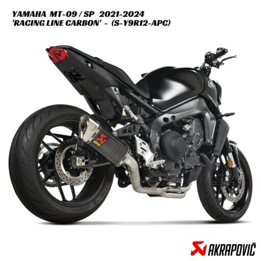 Akrapovič Racing Line Carbon Full Exhaust - S-Y9R12-APC - Yamaha MT-09 / SP 2021-2024