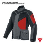 Dainese D-Explorer 2 Gore-Tex Jacket - EBONY/BLACK/LAVA RED