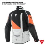 Dainese D-Explorer 2 Gore-Tex Jacket - GLACIER GREY/ORANGE/BLACK