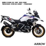 Arrow Maxi Race-Tech 'DARK' Aluminium Slip-On - 71805AKN - BMW R 1200 GS / ADV 2013-2018