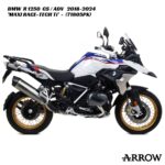 Arrow Maxi Race-Tech Titanium Slip-On - 71805PK - BMW R 1250 GS / ADV 2018-2024