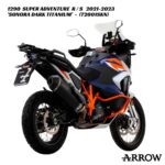 Arrow Sonora DARK Titanium Slip-On - 72001SKN - KTM 1290 Super Adventure R / S 2021-2023