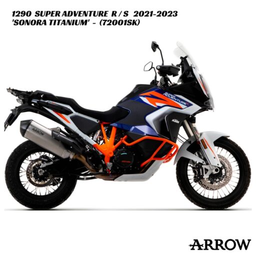 Arrow Sonora Titanium Slip-On - 72001SK - KTM 1290 Super Adventure R / S 2021-2023