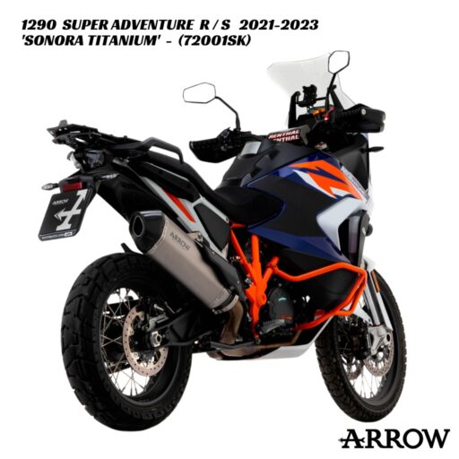 Arrow Sonora Titanium Slip-On - 72001SK - KTM 1290 Super Adventure R / S 2021-2023