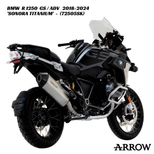 Arrow Sonora Titanium Slip-On - 72505SK - BMW R 1250 GS / ADV 2018-2024