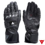 Dainese Druid 4 Leather Gloves - BLACK/BLACK/CHARCOAL-GRAY