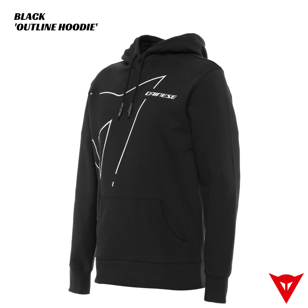 Dainese Outline Hoodie - BLACK