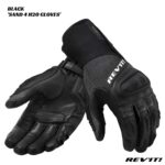 Revit Sand 4 H20 Gloves - BLACK