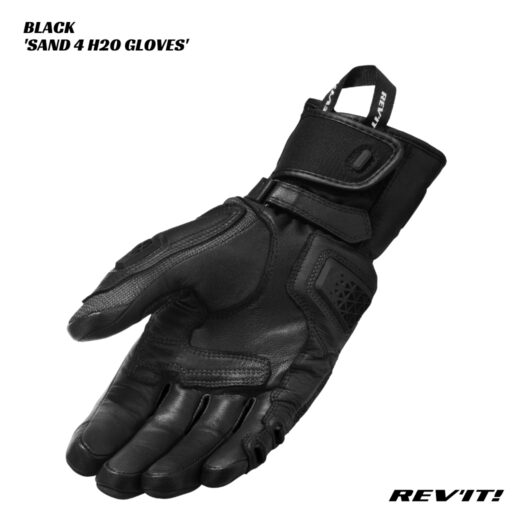 Revit Sand 4 H20 Gloves - BLACK