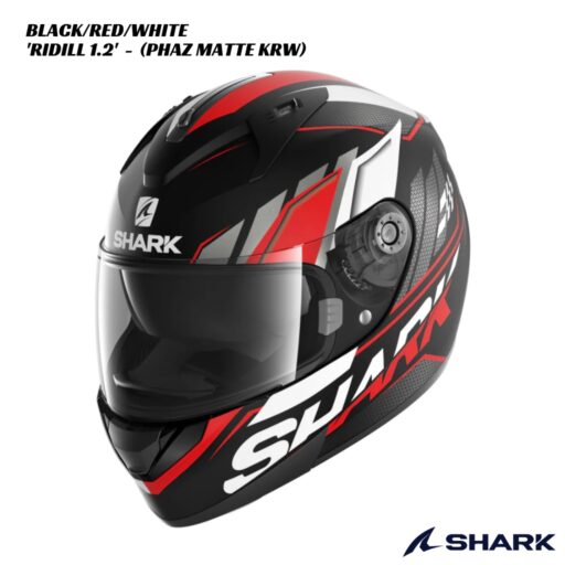 Shark Ridill 1.2 Phaz KRW - MATTE BLACK/RED/WHITE