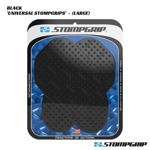 Stompgrip Universal Tank Grips - LARGE - Black