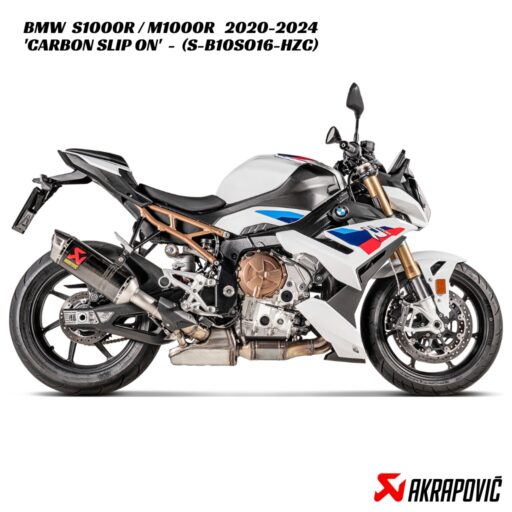 Akrapovič Carbon Line Slip-On - S-B10SO16-HZC - BMW S1000R / M1000R 2020-2024