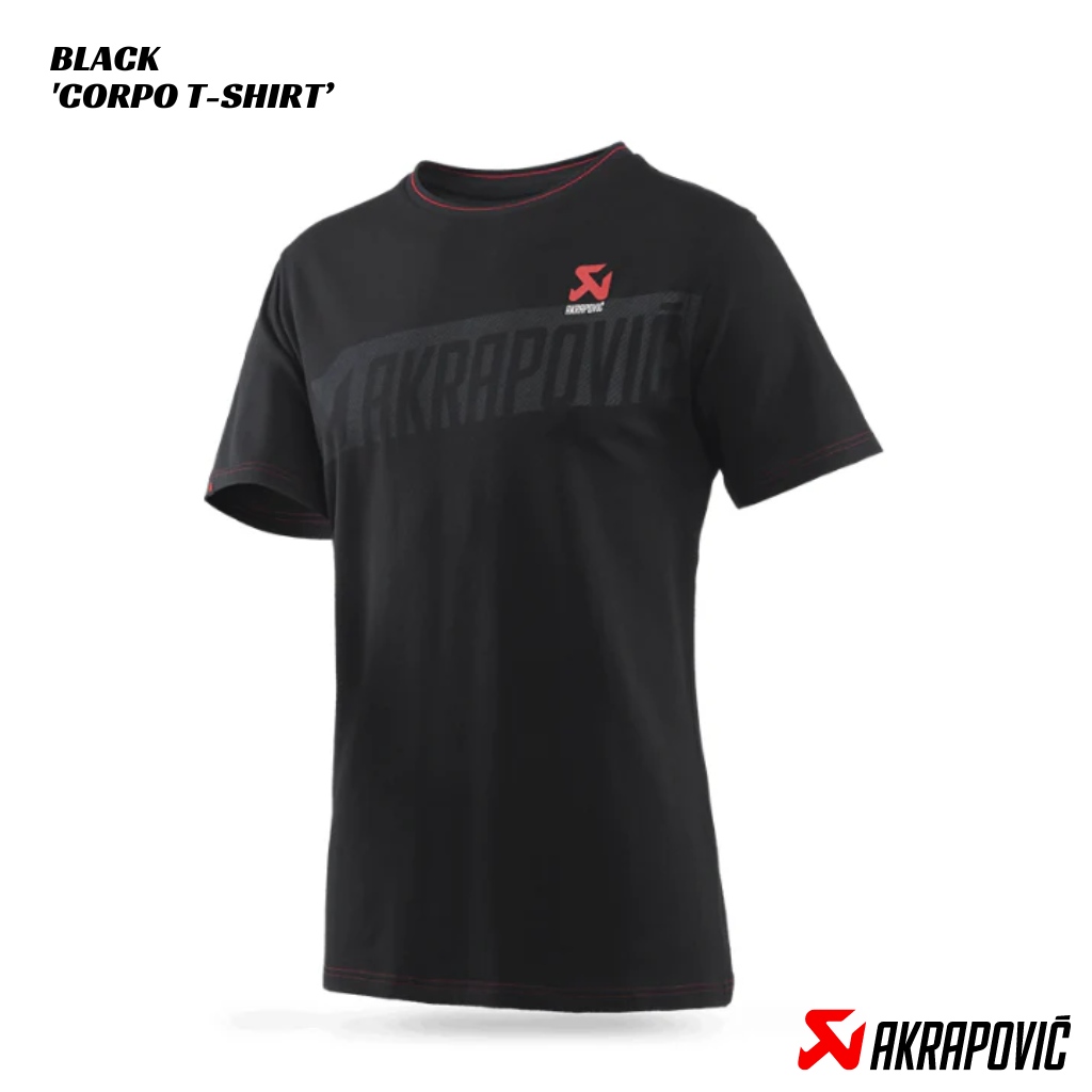 Akrapovic Corpo T-Shirt Men's BLACK 1