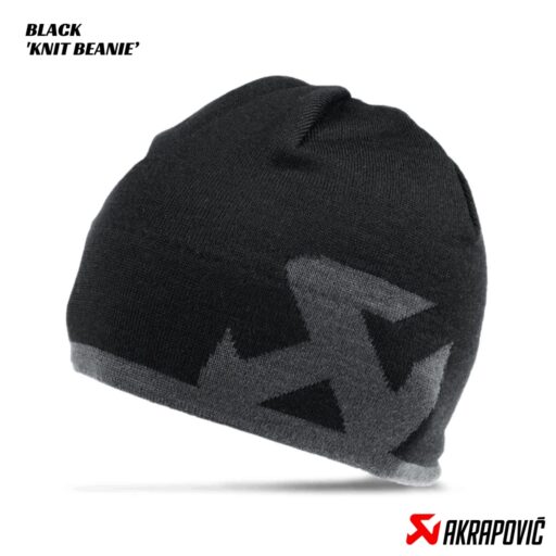 Akrapovic Knit Beanie Cap BLACK GREY