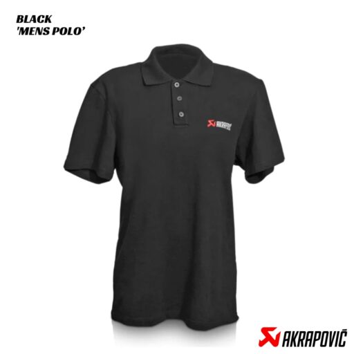 Akrapovic Men's Polo T-Shirt BLACK