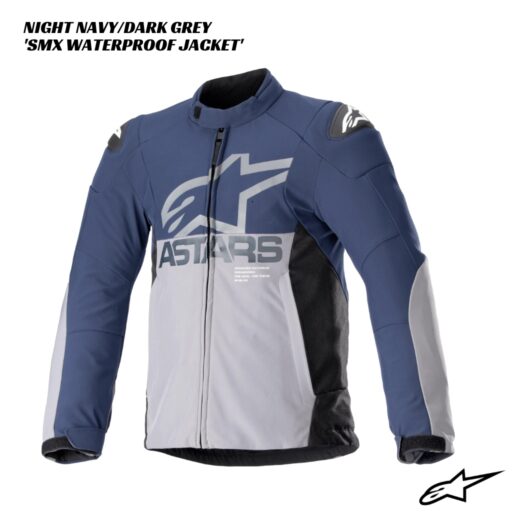 Alpinestars SMX Waterproof Jacket NIGHT NAVY DARK GREY 1